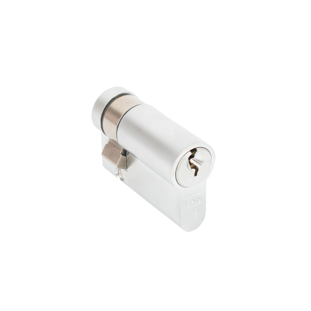 5 Pin Half Door Cylinder - Satin Chrome (35/10)